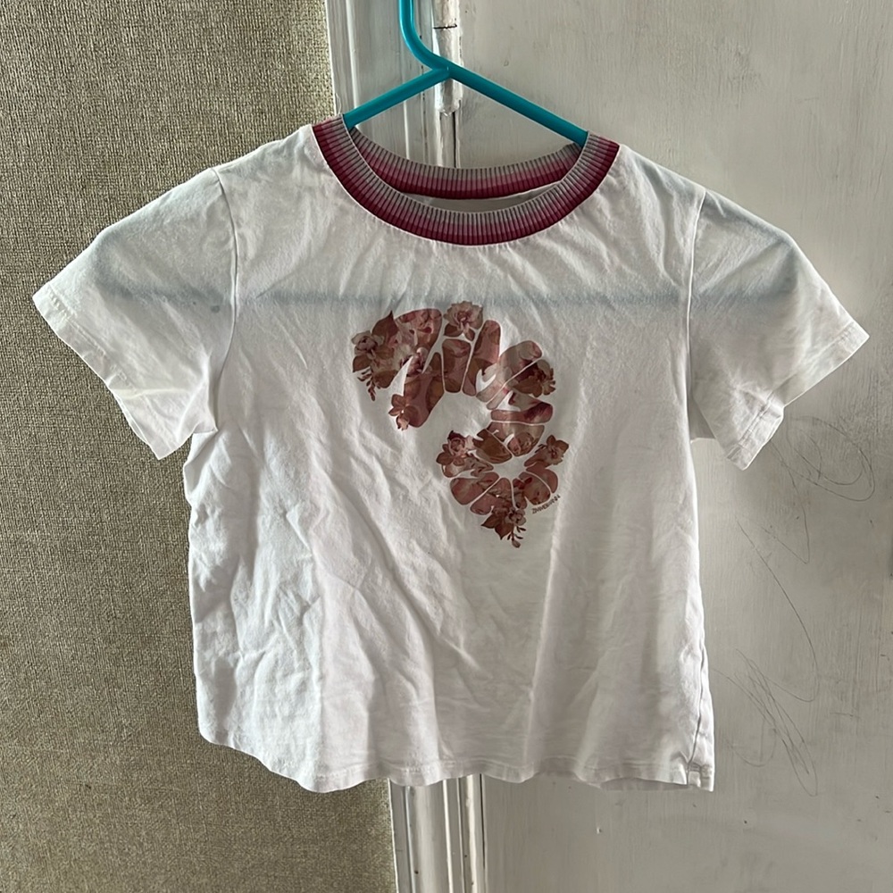 Zimmermann short sleeve t-shirt (crop top)